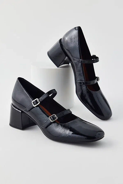 VAGABOND SHOEMAKERS ADISON DOUBLE STRAP MARY JANE HEEL IN BLACK, WOMEN'S AT URBAN OUTFITTERS