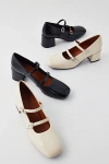 VAGABOND SHOEMAKERS ADISON DOUBLE STRAP MARY JANE HEEL IN CREAM, WOMEN'S AT URBAN OUTFITTERS
