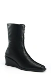 Vagabond Shoemakers Vagabond Aino Wedge Lace-up Boots In Black