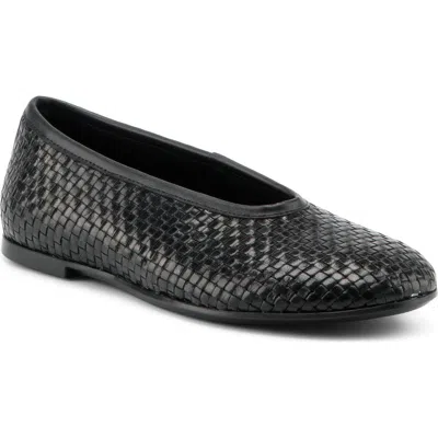 Vagabond Shoemakers Aleya Ballet Flat In Black