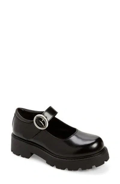 Vagabond Shoemakers Cosmo 2.0 Platform Mary Jane In Black