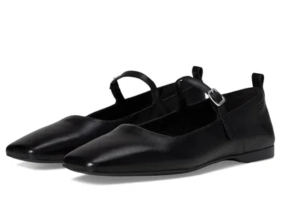 Vagabond Shoemakers Delia Leather Mary Jane Flat In Animal Print