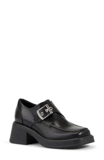 Vagabond Shoemakers Dorah Apron Toe Monk Shoe In Black