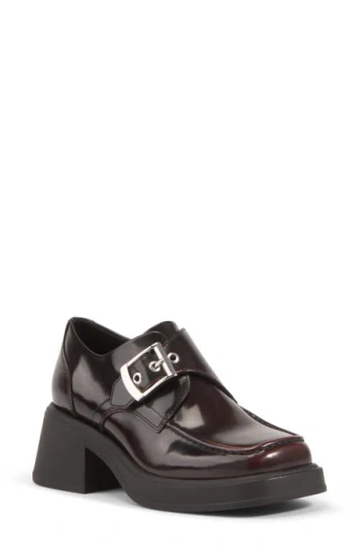 Vagabond Shoemakers Dorah Apron Toe Monk Shoe In Brown
