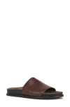 Vagabond Shoemakers Effie Slide Sandal In Chocolate