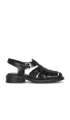 Vagabond Shoemakers Ellis Fisherman Sandal In Black