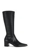 Vagabond Shoemakers Giselle Wide Shaft Boot In Black