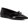Vagabond Shoemakers Hermine Pointed Toe Flat In Black