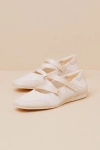 Vagabond Shoemakers Hillary Off White Leather Strappy Flats In White
