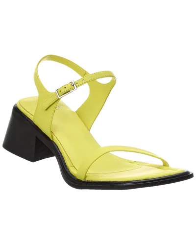 Vagabond Shoemakers Ines Leather Heeled Sandal In Green