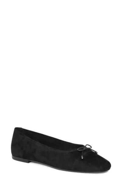 Vagabond Shoemakers Jolin Ballet Flat In Black Suede