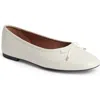 Vagabond Shoemakers Jolin Ballet Flat In Off White