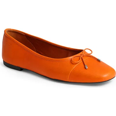 Vagabond Shoemakers Jolin Ballet Flat In Orange