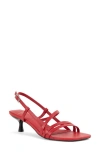 Vagabond Shoemakers Jonna Slingback Kitten Heel Sandal In Bright Red