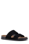 Vagabond Shoemakers Kevin Leather Strap Slide Sandal In Black
