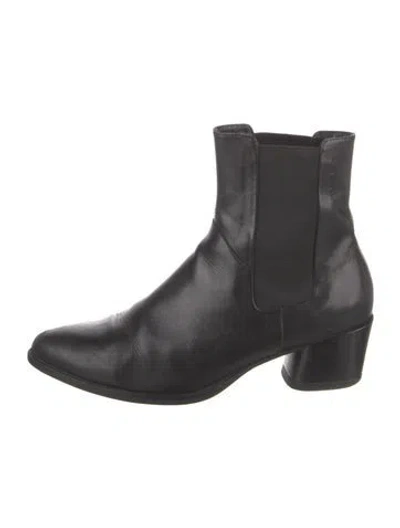 Pre-owned Vagabond Shoemakers Leather Chelsea Boots In Black