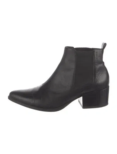 Pre-owned Vagabond Shoemakers Leather Chelsea Boots In Black