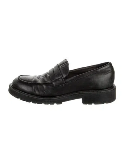 Pre-owned Vagabond Shoemakers Leather Loafers In Black