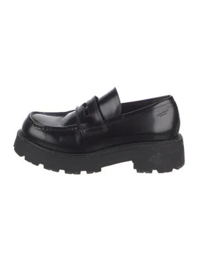 Pre-owned Vagabond Shoemakers Leather Loafers In Black
