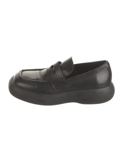 Pre-owned Vagabond Shoemakers Leather Loafers In Black