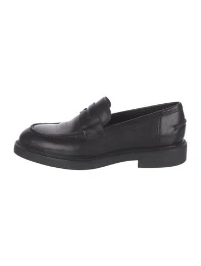 Pre-owned Vagabond Shoemakers Leather Loafers In Black