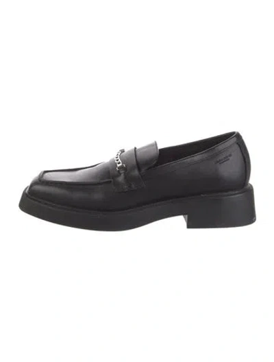 Pre-owned Vagabond Shoemakers Leather Loafers In Black