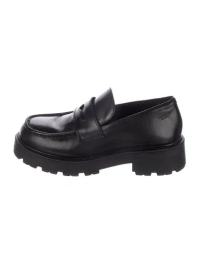 Pre-owned Vagabond Shoemakers Leather Loafers In Black