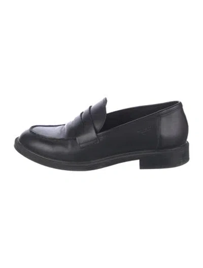 Pre-owned Vagabond Shoemakers Leather Loafers In Black