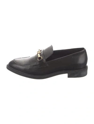 Pre-owned Vagabond Shoemakers Leather Loafers In Black