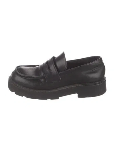 Pre-owned Vagabond Shoemakers Leather Loafers In Black