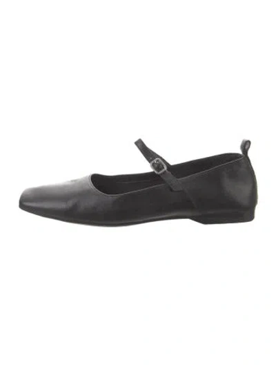 Pre-owned Vagabond Shoemakers Leather Mary Jane Flats In Black
