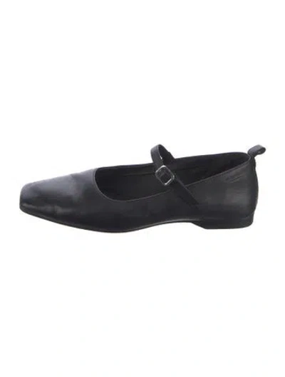 Pre-owned Vagabond Shoemakers Leather Mary Jane Flats In Black