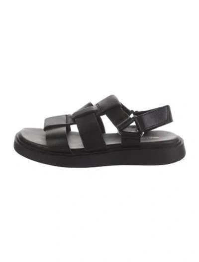Pre-owned Vagabond Shoemakers Leather Sandals In Black