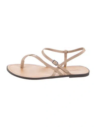 Pre-owned Vagabond Shoemakers Leather Sandals In Neutral