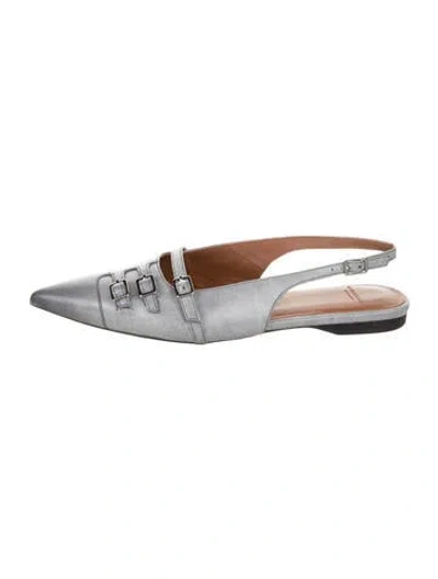 Pre-owned Vagabond Shoemakers Leather Slingback Flats In Multi