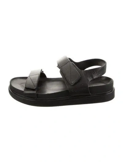 Pre-owned Vagabond Shoemakers Leather Slingback Sandals In Black