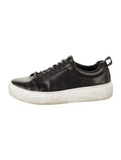 Pre-owned Vagabond Shoemakers Leather Sneakers In Black