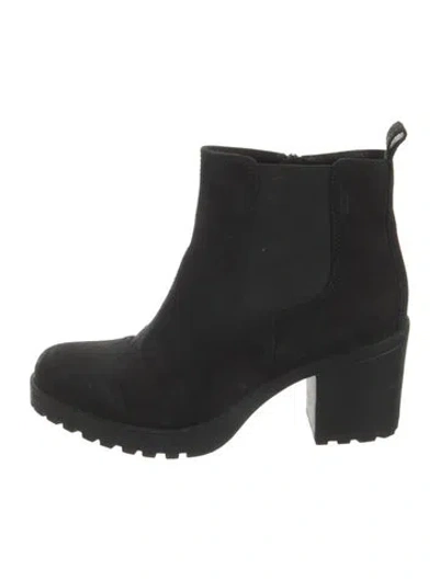 Pre-owned Vagabond Shoemakers Suede Chelsea Boots In Black