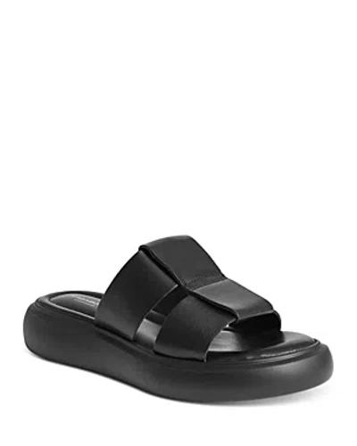 Vagabond Shoemakers Blenda Woven Slide Sandal In Black, Women's At Urban Outfitters