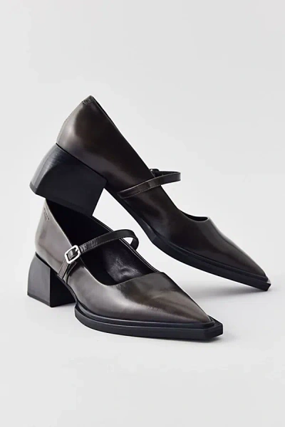 Vagabond Shoemakers Vivian Pointed Mary Jane In Light Grey, Women's At Urban Outfitters In Light Grey