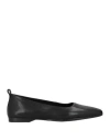 Vagabond Shoemakers Woman Ballet Flats Black Size 7 Leather