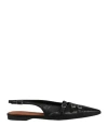 Vagabond Shoemakers Hermine Pointed Toe Slingback Flat In Black