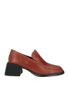 Vagabond Shoemakers Woman Loafers Tan Size 9.5 Bovine Leather In Brown