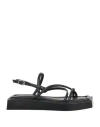 VAGABOND SHOEMAKERS VAGABOND SHOEMAKERS WOMAN SANDALS BLACK SIZE 5.5 LEATHER