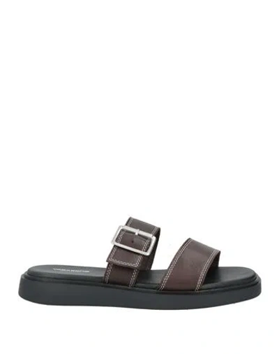 Vagabond Shoemakers Woman Sandals Dark Brown Size 8 Leather