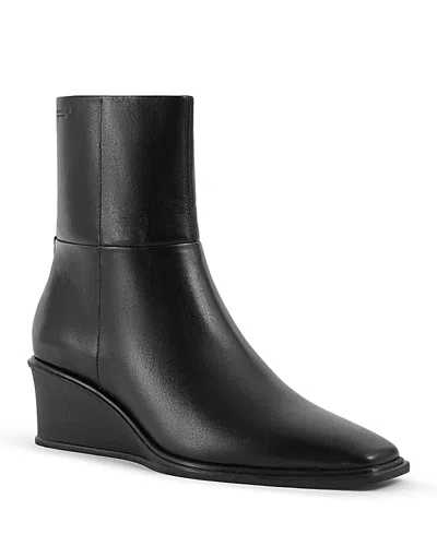 VAGABOND SHOEMAKERS WOMEN'S AINO SQUARE TOE WEDGE HEEL ANKLE BOOTS