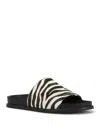 Vagabond Shoemakers Vagabond Effie Slide Sandals In Black/white