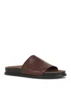 Vagabond Shoemakers Effie Slide Sandal In Chocolate