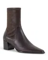 Vagabond Shoemakers Giselle Pointed Toe Bootie In Chocolate