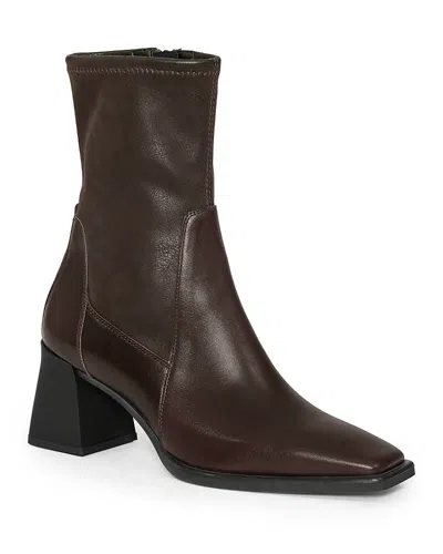 VAGABOND SHOEMAKERS WOMEN'S HEDDA SQUARE TOE BLOCK HEEL ANKLE BOOTS